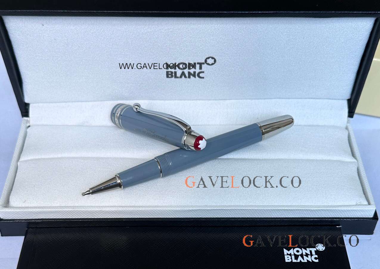 Copy Mont Blanc 100 Years of Meisterstuck Glacier Rollerball 145 Midsize